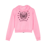Chrome Heart Pink Hoodie Zip Up