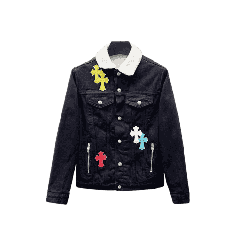 Chrome Hearts Black Denim Jacket | Premium Streetwear