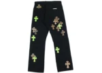 CH Leather Patches Jeans